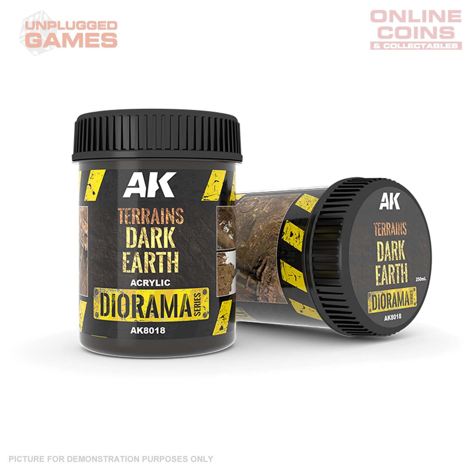 AK Interactive - Dioramas - Terrains Dark Earth 250m